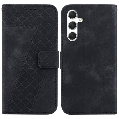 Seven-shaped Embossed Leather Phone Case, For Samsung Galaxy S25 FE 5G, For Samsung Galaxy S25 Edge 5G, For Samsung Galaxy S25 5G, For Samsung Galaxy S25+ 5G