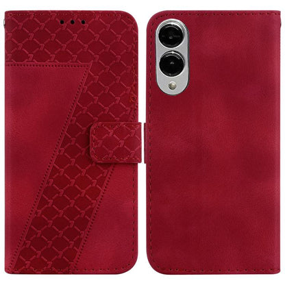 Seven-shaped Embossed Leather Phone Case, For Samsung Galaxy S25 FE 5G, For Samsung Galaxy S25 Edge 5G, For Samsung Galaxy S25 5G, For Samsung Galaxy S25+ 5G