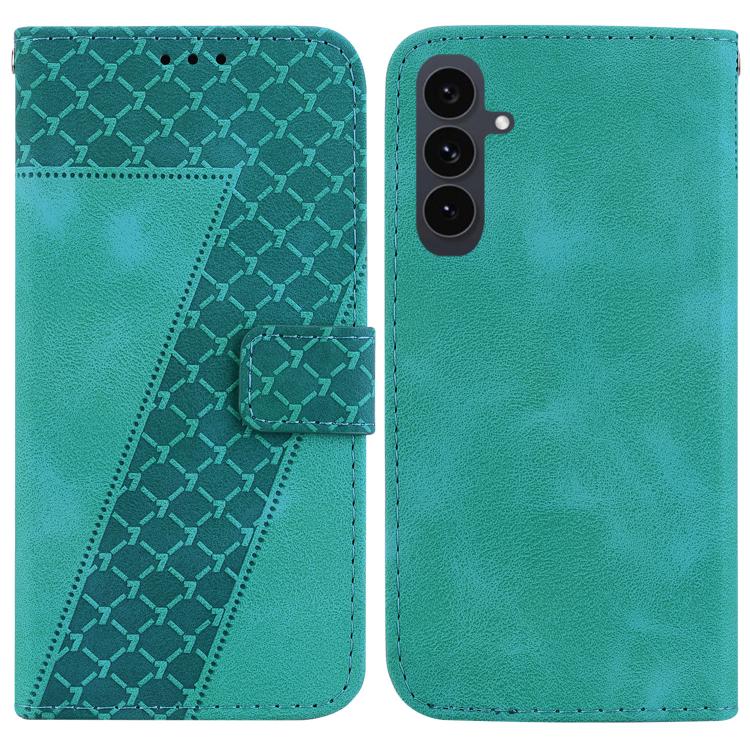 Seven-shaped Embossed Leather Phone Case, For Samsung Galaxy S26 Edge 5G, For Samsung Galaxy S26 Ultra 5G, For Samsung Galaxy S26 5G, For Samsung Galaxy S25 FE 5G