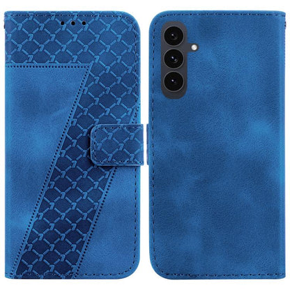Seven-shaped Embossed Leather Phone Case, For Samsung Galaxy S25 FE 5G, For Samsung Galaxy S25 Edge 5G, For Samsung Galaxy S25 5G, For Samsung Galaxy S25+ 5G