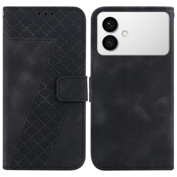 Seven-shaped Embossed Leather Phone Case, For Samsung Galaxy S26+ 5G, For Samsung Galaxy S26 Edge 5G, For Samsung Galaxy S26 Ultra 5G, For Samsung Galaxy S26 5G