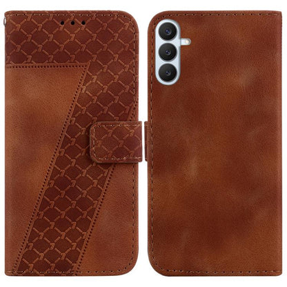 Seven-shaped Embossed Leather Phone Case, For Samsung Galaxy S26+ 5G, For Samsung Galaxy S26 Edge 5G, For Samsung Galaxy S26 Ultra 5G, For Samsung Galaxy S26 5G