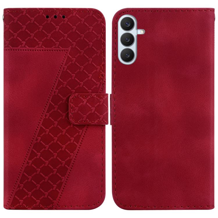 Seven-shaped Embossed Leather Phone Case, For Samsung Galaxy S26+ 5G, For Samsung Galaxy S26 Edge 5G, For Samsung Galaxy S26 Ultra 5G, For Samsung Galaxy S26 5G