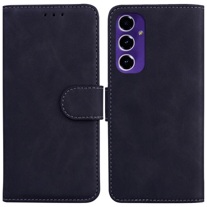 Skin Feel Pure Color Flip Leather Phone Case, For Samsung Galaxy S25 Ultra 5G, For Samsung Galaxy S24 FE 5G