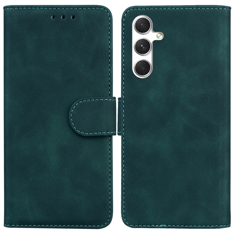 Skin Feel Pure Color Flip Leather Phone Case, For Samsung Galaxy S25+ 5G, For Samsung Galaxy S25 Ultra 5G, For Samsung Galaxy S24 FE 5G