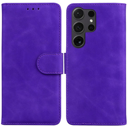 Skin Feel Pure Color Flip Leather Phone Case, For Samsung Galaxy S25+ 5G, For Samsung Galaxy S25 Ultra 5G, For Samsung Galaxy S24 FE 5G