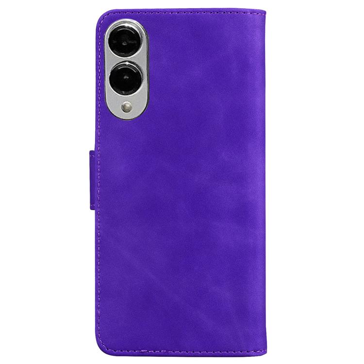 Skin Feel Pure Color Flip Leather Phone Case, For Samsung Galaxy S25 Edge 5G, For Samsung Galaxy S25 5G, For Samsung Galaxy S25+ 5G, For Samsung Galaxy S25 Ultra 5G