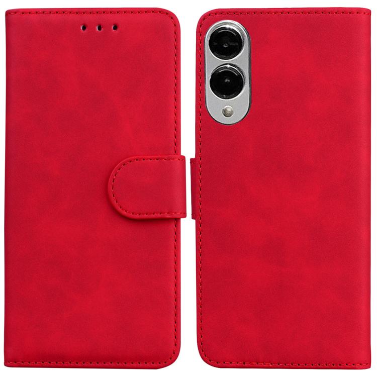 Skin Feel Pure Color Flip Leather Phone Case, For Samsung Galaxy S26 5G, For Samsung Galaxy S25 FE 5G, For Samsung Galaxy S25 Edge 5G, For Samsung Galaxy S25 5G