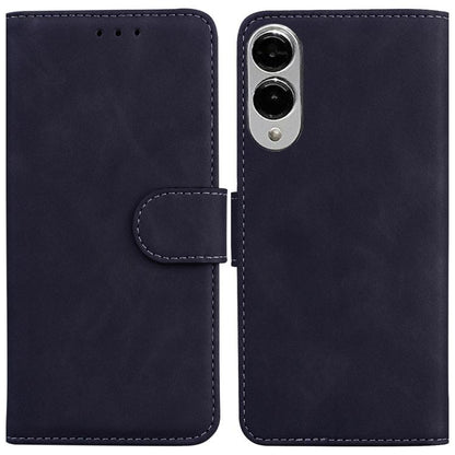 Skin Feel Pure Color Flip Leather Phone Case, For Samsung Galaxy S25 Edge 5G, For Samsung Galaxy S25 5G, For Samsung Galaxy S25+ 5G, For Samsung Galaxy S25 Ultra 5G