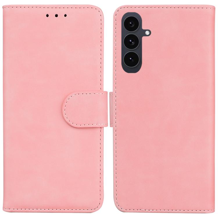 Skin Feel Pure Color Flip Leather Phone Case, For Samsung Galaxy S26 5G, For Samsung Galaxy S25 FE 5G, For Samsung Galaxy S25 Edge 5G, For Samsung Galaxy S25 5G