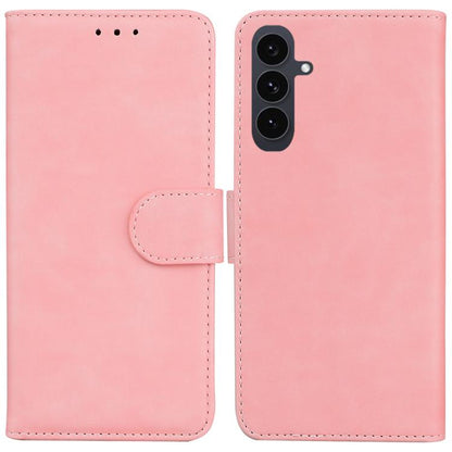 Skin Feel Pure Color Flip Leather Phone Case, For Samsung Galaxy S26 5G, For Samsung Galaxy S25 FE 5G, For Samsung Galaxy S25 Edge 5G, For Samsung Galaxy S25 5G