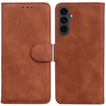 Skin Feel Pure Color Flip Leather Phone Case, For Samsung Galaxy S26 5G, For Samsung Galaxy S25 FE 5G, For Samsung Galaxy S25 Edge 5G, For Samsung Galaxy S25 5G