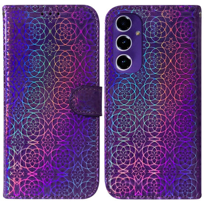 Colorful Magnetic Buckle Leather Phone Case, For Samsung Galaxy S25 Ultra 5G, For Samsung Galaxy S24 FE 5G