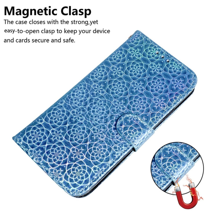 Colorful Magnetic Buckle Leather Phone Case, For Samsung Galaxy S25 Ultra 5G, For Samsung Galaxy S24 FE 5G