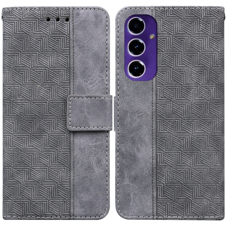 Geometric Embossed Leather Phone Case, For Samsung Galaxy S25 Ultra 5G, For Samsung Galaxy S24 FE 5G