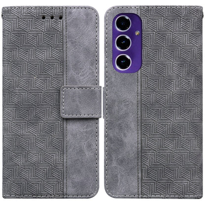Geometric Embossed Leather Phone Case, For Samsung Galaxy S25 Ultra 5G, For Samsung Galaxy S24 FE 5G