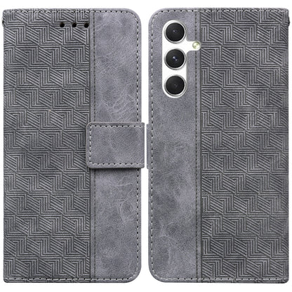 Geometric Embossed Leather Phone Case, For Samsung Galaxy S25 Edge 5G, For Samsung Galaxy S25 5G, For Samsung Galaxy S25+ 5G, For Samsung Galaxy S25 Ultra 5G