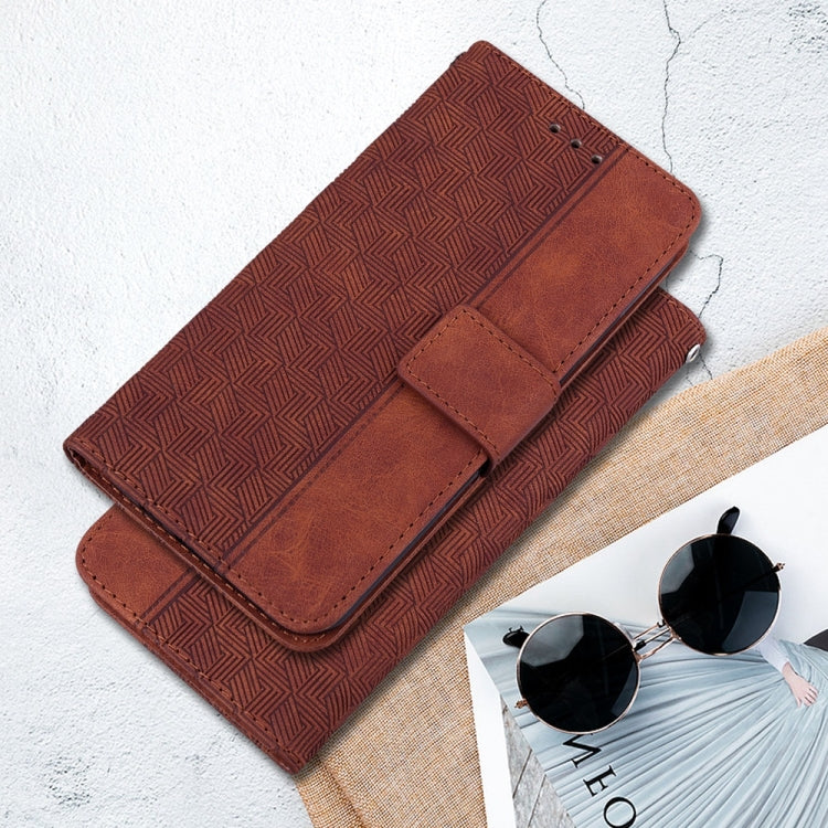 Geometric Embossed Leather Phone Case, For Samsung Galaxy S25 Ultra 5G, For Samsung Galaxy S24 FE 5G
