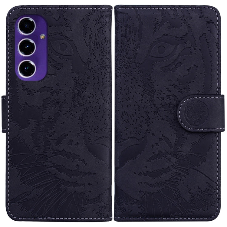 Tiger Embossing Pattern Flip Leather Phone Case, For Samsung Galaxy S24 FE 5G