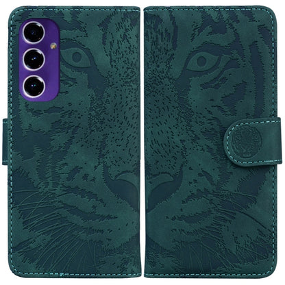 Tiger Embossing Pattern Flip Leather Phone Case, For Samsung Galaxy S24 FE 5G