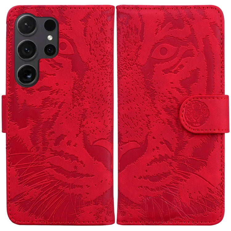 Tiger Embossing Pattern Flip Leather Phone Case, For Samsung Galaxy S25 Ultra 5G, For Samsung Galaxy S24 FE 5G