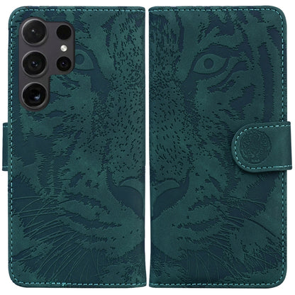 Tiger Embossing Pattern Flip Leather Phone Case, For Samsung Galaxy S25 Ultra 5G, For Samsung Galaxy S24 FE 5G
