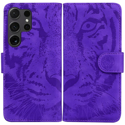 Tiger Embossing Pattern Flip Leather Phone Case, For Samsung Galaxy S25 Ultra 5G, For Samsung Galaxy S24 FE 5G