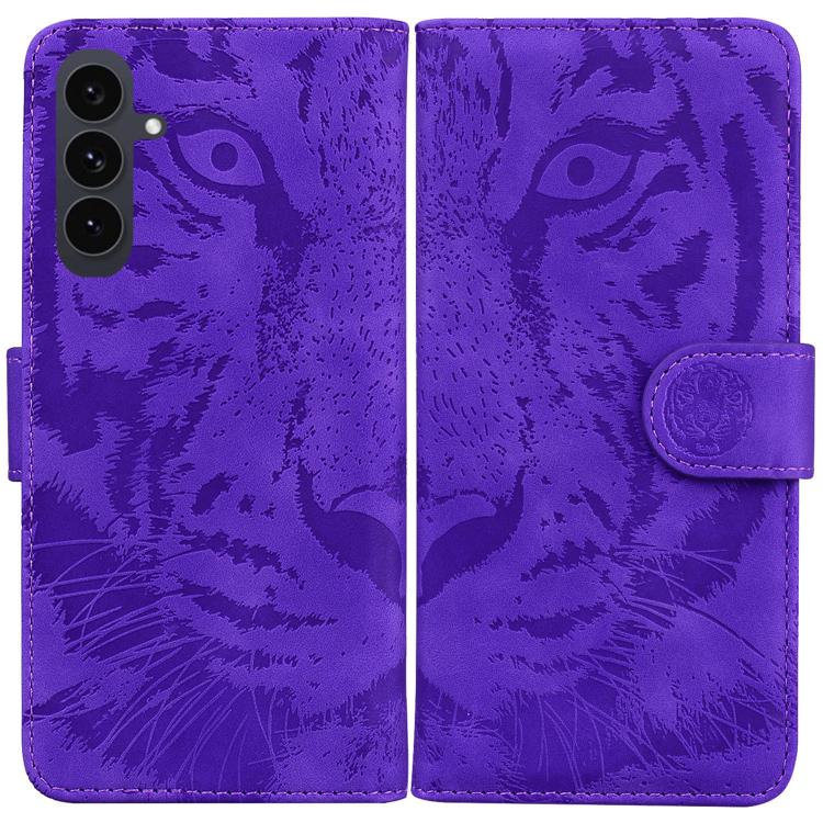 Tiger Embossing Pattern Flip Leather Phone Case, For Samsung Galaxy S25 FE 5G, For Samsung Galaxy S25 Edge 5G, For Samsung Galaxy S25 5G, For Samsung Galaxy S25+ 5G
