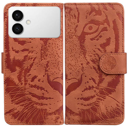 Tiger Embossing Pattern Flip Leather Phone Case, For Samsung Galaxy S26+ 5G, For Samsung Galaxy S26 Edge 5G, For Samsung Galaxy S26 Ultra 5G, For Samsung Galaxy S26 5G