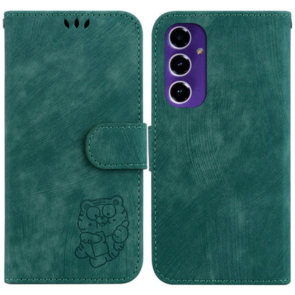 Little Tiger Embossed Leather Phone Case, For Samsung Galaxy S24 FE 5G