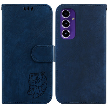 Little Tiger Embossed Leather Phone Case, For Samsung Galaxy S25 Ultra 5G, For Samsung Galaxy S24 FE 5G
