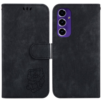 Little Tiger Embossed Leather Phone Case, For Samsung Galaxy S24 FE 5G