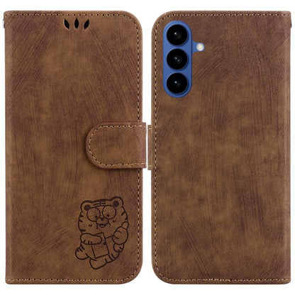 Little Tiger Embossed Leather Phone Case, For Samsung Galaxy S26+ 5G, For Samsung Galaxy S26 Edge 5G, For Samsung Galaxy S26 Ultra 5G, For Samsung Galaxy S26 5G
