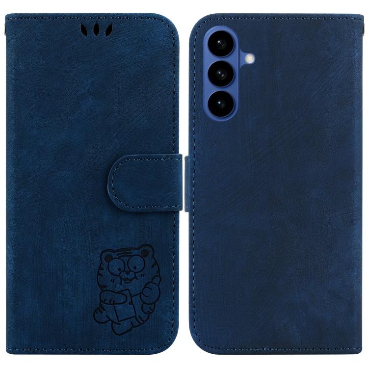 Little Tiger Embossed Leather Phone Case, For Samsung Galaxy S26+ 5G, For Samsung Galaxy S26 Edge 5G, For Samsung Galaxy S26 Ultra 5G, For Samsung Galaxy S26 5G