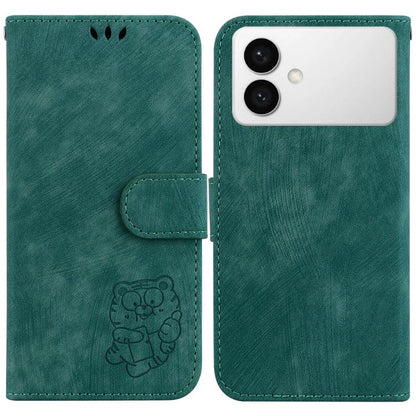 Little Tiger Embossed Leather Phone Case, For Samsung Galaxy S26+ 5G, For Samsung Galaxy S26 Edge 5G, For Samsung Galaxy S26 Ultra 5G, For Samsung Galaxy S26 5G