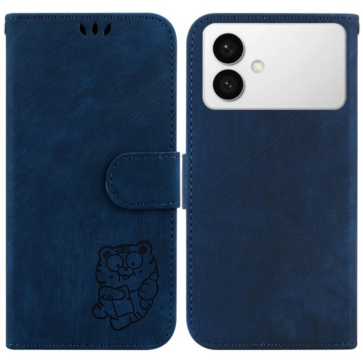 Little Tiger Embossed Leather Phone Case, For Samsung Galaxy S26+ 5G, For Samsung Galaxy S26 Edge 5G, For Samsung Galaxy S26 Ultra 5G, For Samsung Galaxy S26 5G