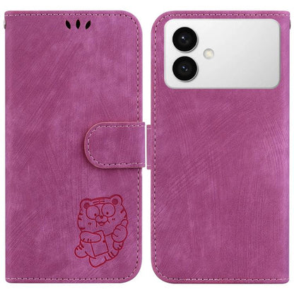 Little Tiger Embossed Leather Phone Case, For Samsung Galaxy S26+ 5G, For Samsung Galaxy S26 Edge 5G, For Samsung Galaxy S26 Ultra 5G, For Samsung Galaxy S26 5G
