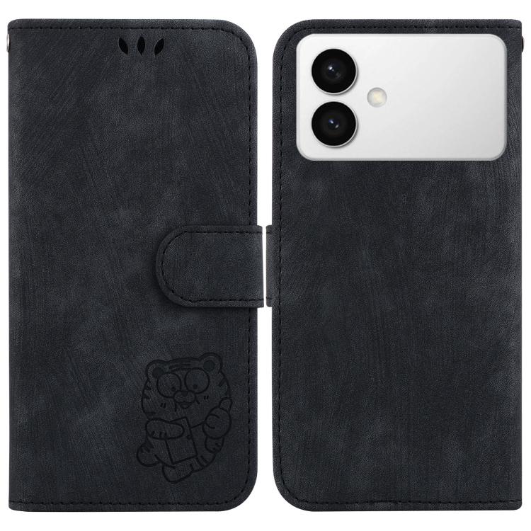 Little Tiger Embossed Leather Phone Case, For Samsung Galaxy S26+ 5G, For Samsung Galaxy S26 Edge 5G, For Samsung Galaxy S26 Ultra 5G, For Samsung Galaxy S26 5G