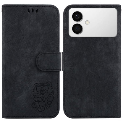 Little Tiger Embossed Leather Phone Case, For Samsung Galaxy S26+ 5G, For Samsung Galaxy S26 Edge 5G, For Samsung Galaxy S26 Ultra 5G, For Samsung Galaxy S26 5G