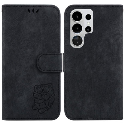 Little Tiger Embossed Leather Phone Case, For Samsung Galaxy S26+ 5G, For Samsung Galaxy S26 Edge 5G, For Samsung Galaxy S26 Ultra 5G, For Samsung Galaxy S26 5G