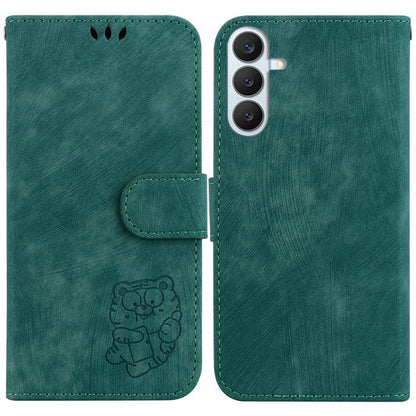 Little Tiger Embossed Leather Phone Case, For Samsung Galaxy S26+ 5G, For Samsung Galaxy S26 Edge 5G, For Samsung Galaxy S26 Ultra 5G, For Samsung Galaxy S26 5G