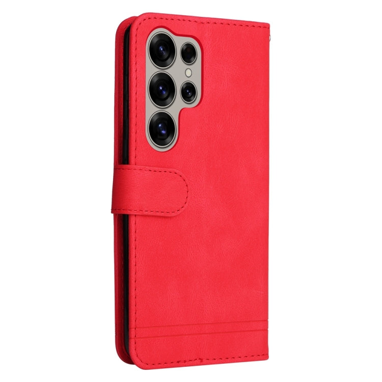Skin Feel Life Tree Metal Button Leather Phone Case, For Samsung Galaxy S25 Ultra 5G, For Samsung Galaxy S24 FE 5G