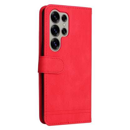 Skin Feel Life Tree Metal Button Leather Phone Case, For Samsung Galaxy S25 Ultra 5G, For Samsung Galaxy S24 FE 5G