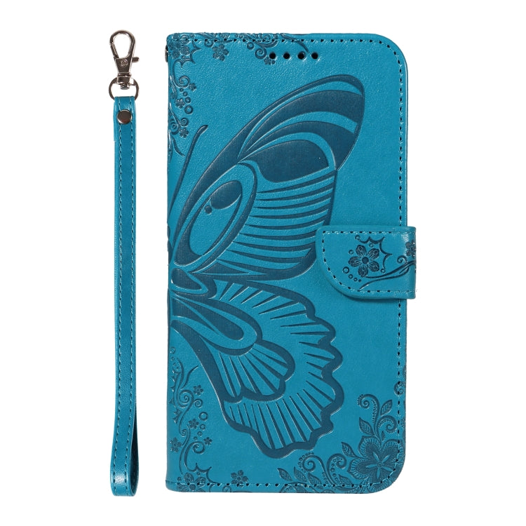 Swallowtail Butterfly Embossed Leather Phone Case, For Samsung Galaxy S24 FE 5G