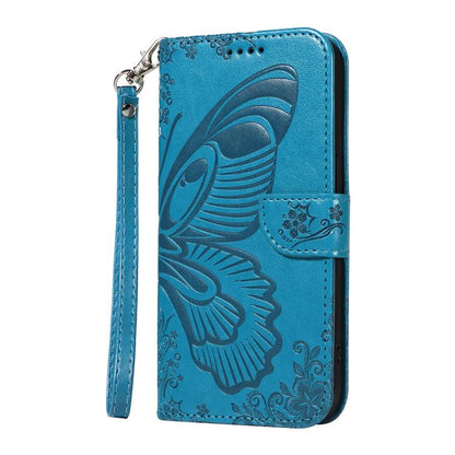 Swallowtail Butterfly Embossed Leather Phone Case, For Samsung Galaxy S25 FE 5G, For Samsung Galaxy S25 / S24 5G, For Samsung Galaxy S25+ / S24+ 5G, For Samsung Galaxy S25 Ultra 5G