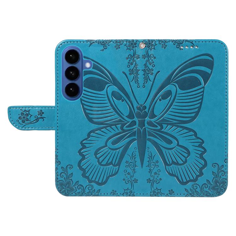 Swallowtail Butterfly Embossed Leather Phone Case, For Galaxy S26 5G, For Galaxy S25 FE 5G, For Galaxy S25 / S24 5G, For Galaxy S25+ / S24+ 5G