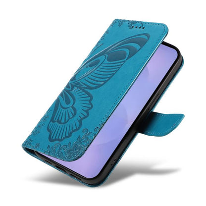 Swallowtail Butterfly Embossed Leather Phone Case, For Galaxy S26 5G, For Galaxy S25 FE 5G, For Galaxy S25 / S24 5G, For Galaxy S25+ / S24+ 5G