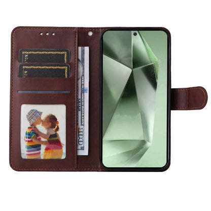 Classic Calf Texture Flip Leather Phone Case, For Samsung Galaxy S24 FE 5G