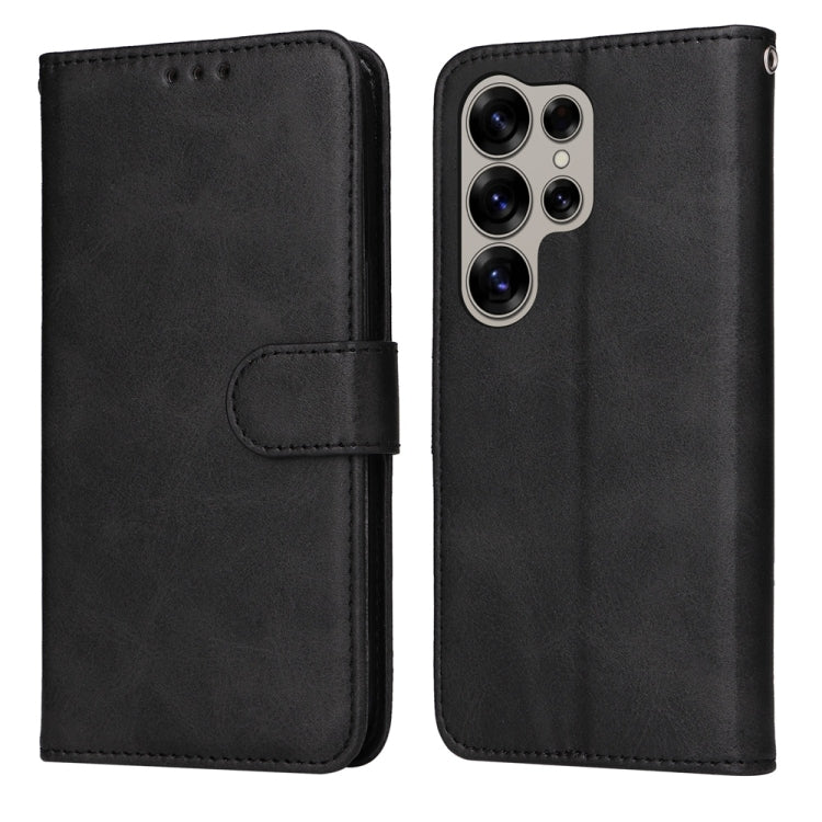 Classic Calf Texture Flip Leather Phone Case, For Galaxy S25 Ultra 5G, For Galaxy S24 FE 5G