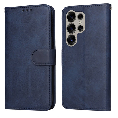 Classic Calf Texture Flip Leather Phone Case, For Galaxy S25 Ultra 5G, For Galaxy S24 FE 5G